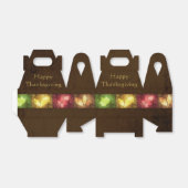 Happy Thanksgiving Grunge Leaves Bedankdoosjes (Uitgevouwen)