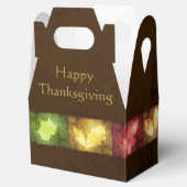 Happy Thanksgiving Grunge Leaves Bedankdoosjes (Geopend)