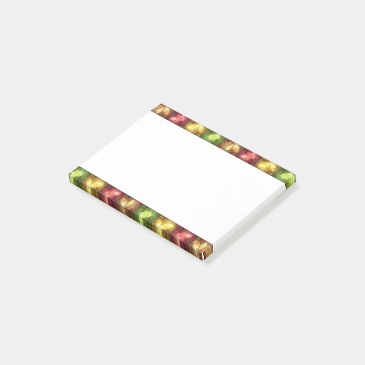 Happy Thanksgiving Grunge Leaves - Post-it® notes (Schuin)