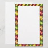Happy Thanksgiving Grunge Leaves - Stationery Briefpapier (Voorkant / Achterkant)