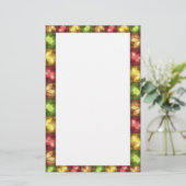 Happy Thanksgiving Grunge Leaves - Stationery Briefpapier (Staand voorkant)