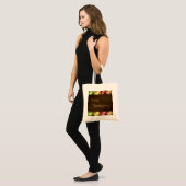 Happy Thanksgiving Grunge Leaves Tote Bag (Voorkant (model))
