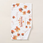 Happy Thanksgiving Handdoek (Handdoek)