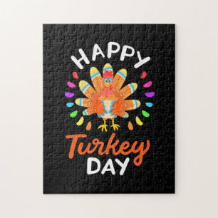 Happy Thanksgiving Happy Turkije Dag Legpuzzel
