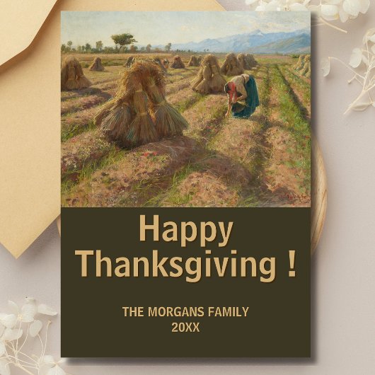 Happy Thanksgiving Harvest Danielson Kaart