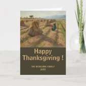 Happy Thanksgiving Harvest Danielson Kaart (Voorkant)
