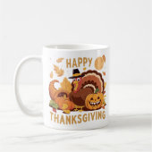 Happy Thanksgiving Harvest Herfst Mok (Links)
