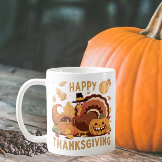 Happy Thanksgiving Harvest Herfst Mok