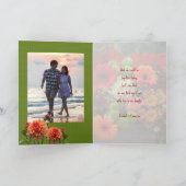 Happy Thanksgiving herfst boeket foto Feestdagen Kaart (Binnen)