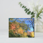 HAPPY THANKSGIVING HERFST BRIEFKAART (Staand voorkant)
