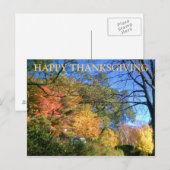HAPPY THANKSGIVING HERFST BRIEFKAART (Voorkant / Achterkant)