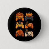 Happy Thanksgiving Herfst Gaming Controllers Turki Ronde Button 5,7 Cm (Voorkant)