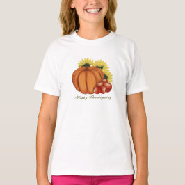 Happy Thanksgiving Herfst Harvest Pumpkin T-shirt