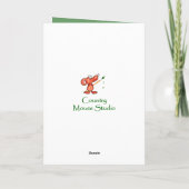 Happy Thanksgiving, herfst, Herfst Owl Bird, Natuu Feestdagen Kaart (Achterkant)