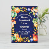 Happy Thanksgiving Herfst Herfstoogst Kaart (Staand voorkant)