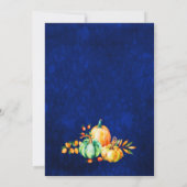 Happy Thanksgiving Herfst Herfstoogst Kaart (Achterkant)