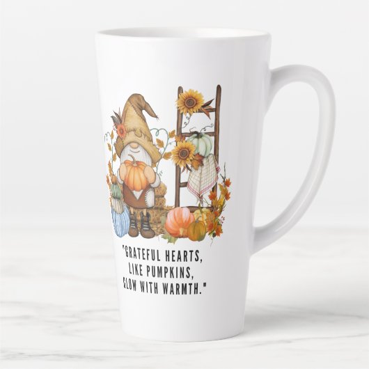 Happy Thanksgiving herfst Latte Mok (Rechts)