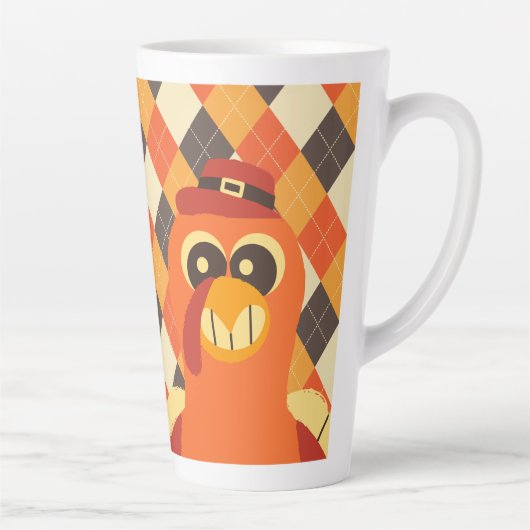 Happy Thanksgiving herfst Latte Mok (Rechts)