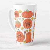 Happy Thanksgiving herfst Latte Mok (Linkerhoek)