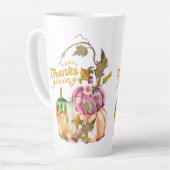 Happy Thanksgiving herfst Latte Mok (Linkerhoek)