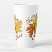 Happy Thanksgiving herfst Latte Mok (Voorkant)