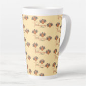 Happy Thanksgiving herfst Latte Mok (Rechterhoek)