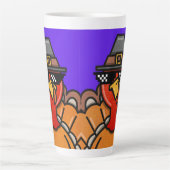 Happy Thanksgiving herfst Latte Mok (Voorkant)