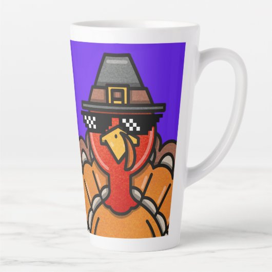 Happy Thanksgiving herfst Latte Mok (Rechts)