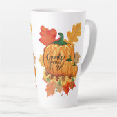 Happy Thanksgiving herfst Latte Mok (Rechterhoek)