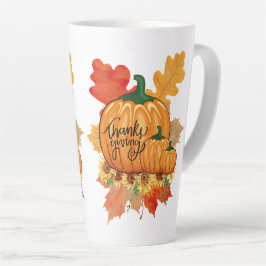 Happy Thanksgiving herfst Latte Mok
