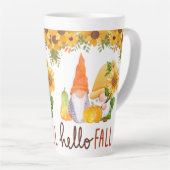 Happy Thanksgiving herfst Latte Mok (Rechterhoek)