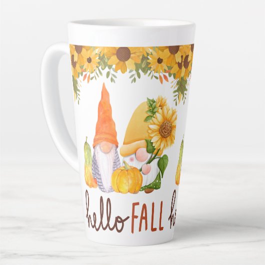 Happy Thanksgiving herfst Latte Mok (Linkerhoek)