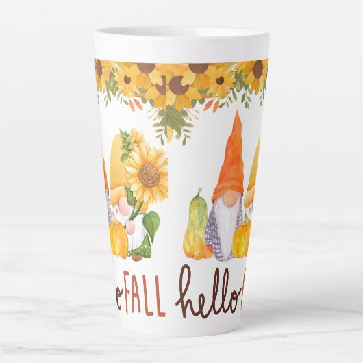 Happy Thanksgiving herfst Latte Mok (Voorkant)