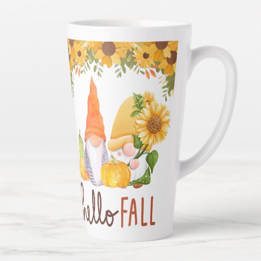 Happy Thanksgiving herfst Latte Mok (Rechts)