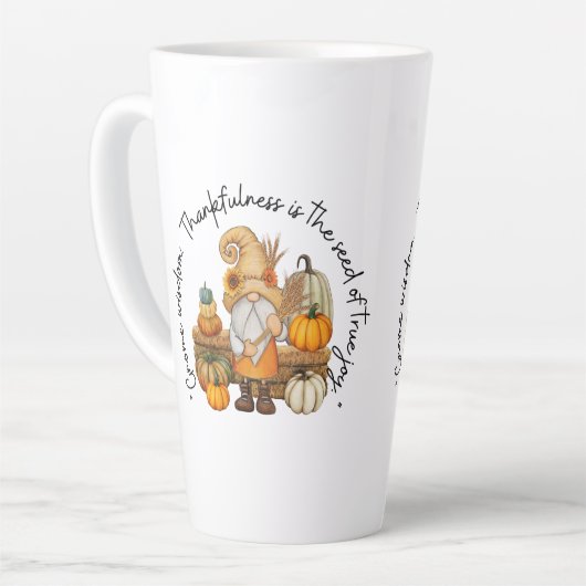 Happy Thanksgiving herfst Latte Mok (Linkerhoek)