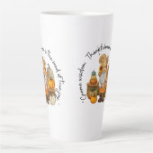 Happy Thanksgiving herfst Latte Mok (Voorkant)