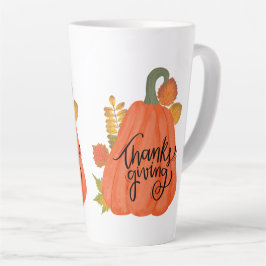 Happy Thanksgiving herfst Latte Mok