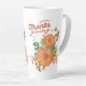 Happy Thanksgiving herfst Latte Mok (Rechterhoek)