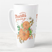 Happy Thanksgiving herfst Latte Mok (Linkerhoek)