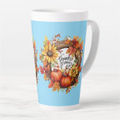 Happy Thanksgiving herfst Latte Mok (Rechterhoek)