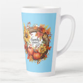 Happy Thanksgiving herfst Latte Mok (Rechts)