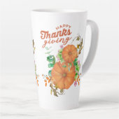 Happy Thanksgiving herfst Latte Mok (Rechterhoek)