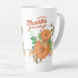 Happy Thanksgiving herfst Latte Mok