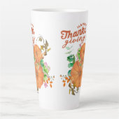 Happy Thanksgiving herfst Latte Mok (Voorkant)