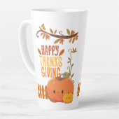Happy Thanksgiving herfst Latte Mok (Linkerhoek)