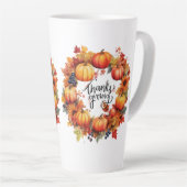 Happy Thanksgiving herfst Latte Mok (Rechterhoek)