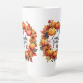 Happy Thanksgiving herfst Latte Mok (Voorkant)