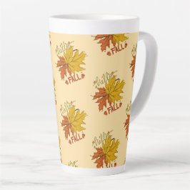 Happy Thanksgiving herfst Latte Mok