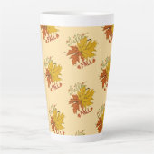 Happy Thanksgiving herfst Latte Mok (Voorkant)