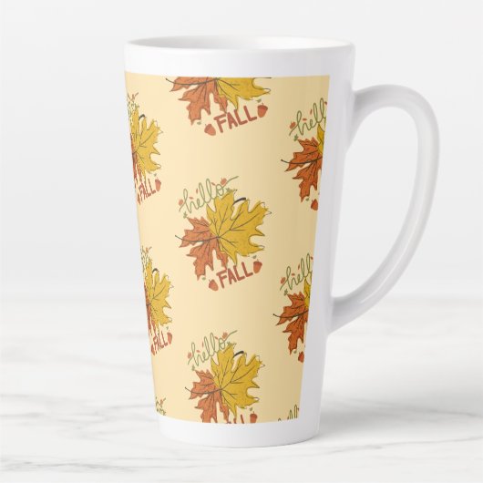 Happy Thanksgiving herfst Latte Mok (Rechts)